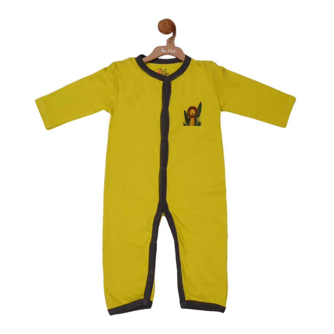 ZOO BII DOO – Nest Basic Long Sleeve Sleeping Suit – Mustard Yellow