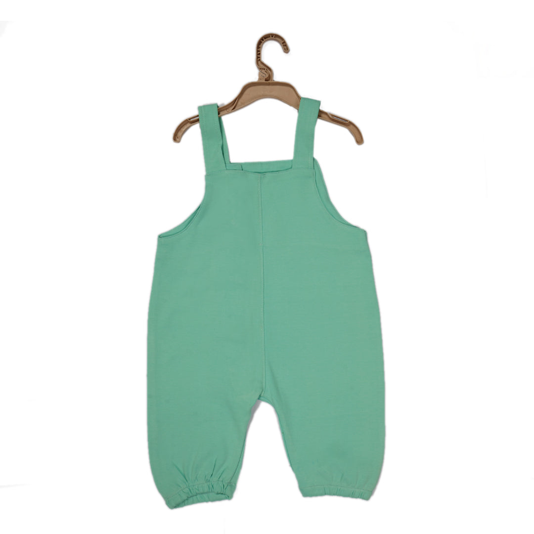 ZOO BII DOO – Nest Basic Cross-Button Dungaree – Seafoam Green