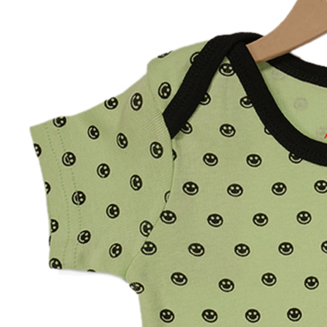 Just Smile + ZOO - Nest Basic Short Sleeve BodySuit (Sage Green)