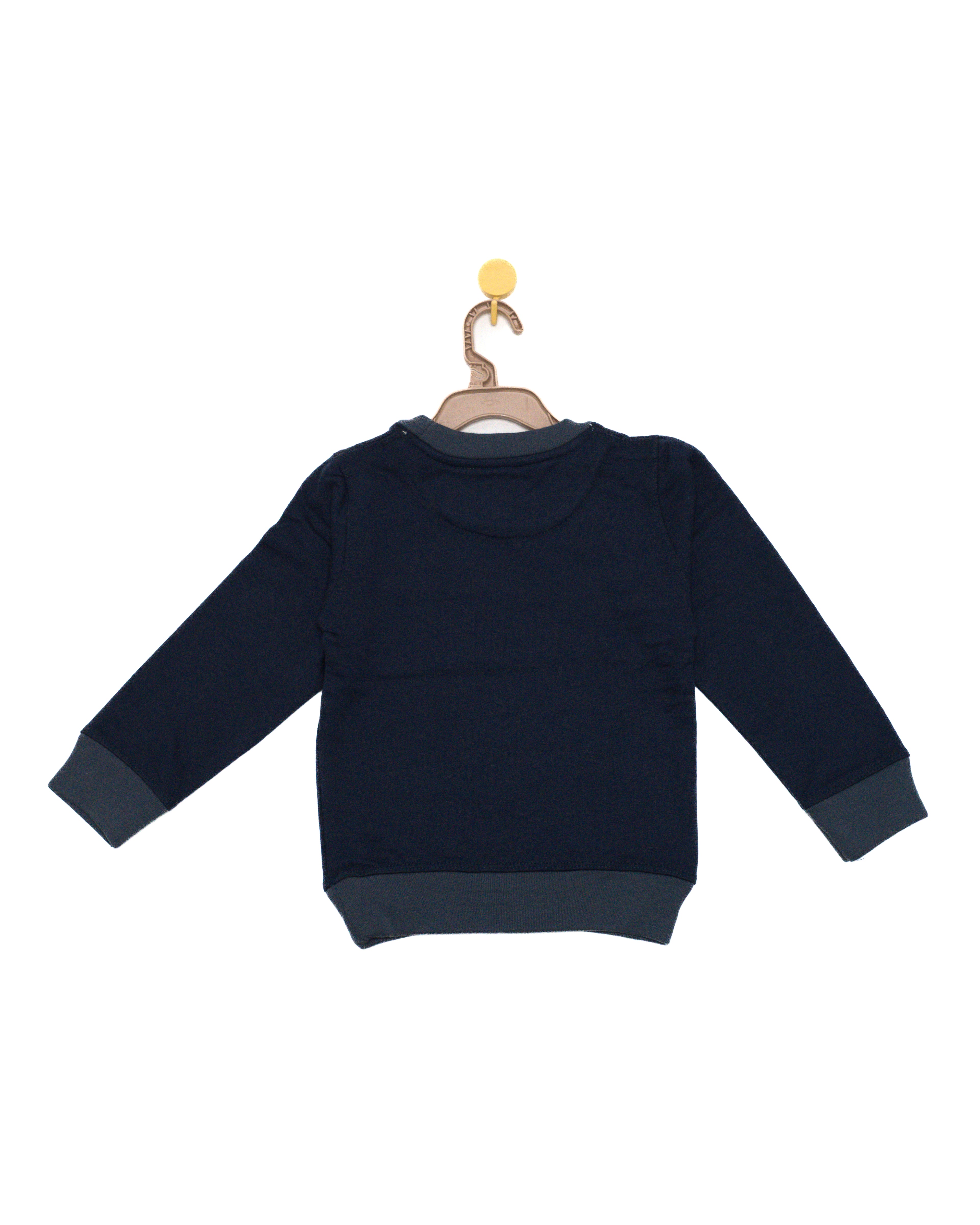 Abu Laye Motor Car Round Neck Sweatshirt - Navy