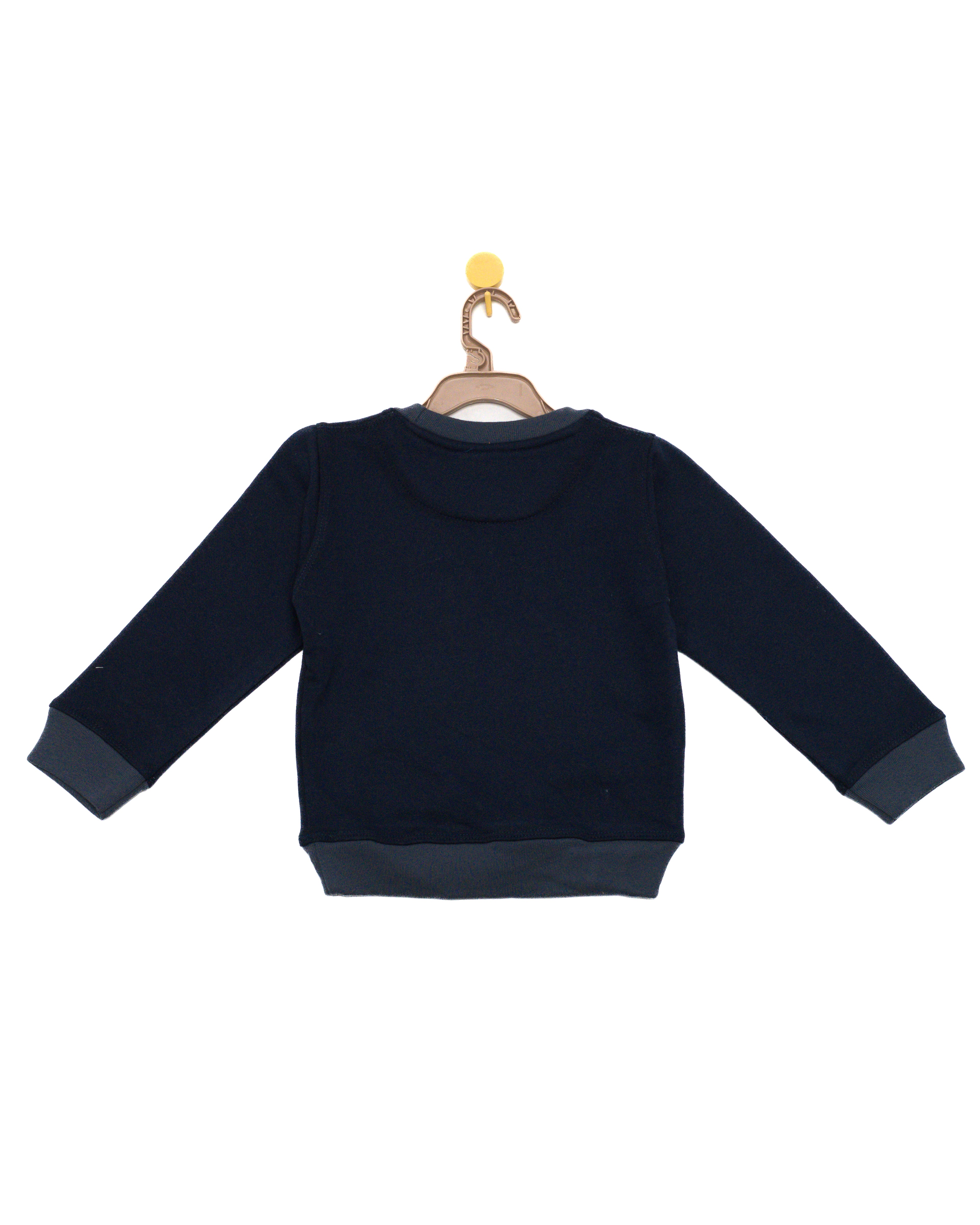 Abu Laye Motor Car Round Neck Sweatshirt - Deep Blue