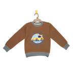 Abu Laye Motor Car Round Neck Sweatshirt - Brown