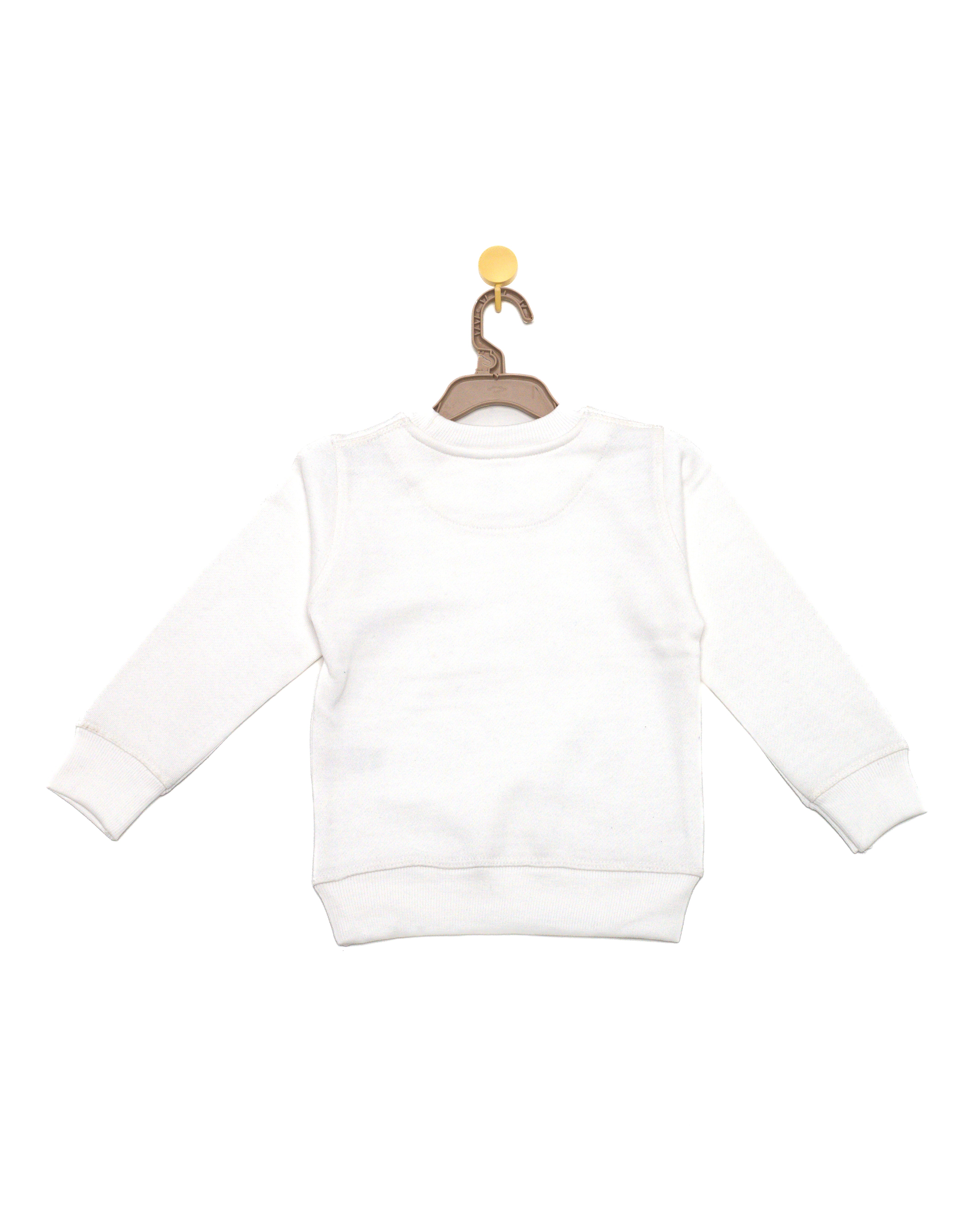 Ek Kawwa Piyasa Round Neck Sweatshirt - White