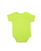 Ghousla Short Sleeves Bodysuit Lime Green