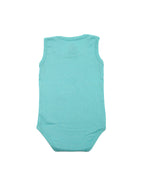 Ghousla Sleeves Less Bodysuit Sky blue