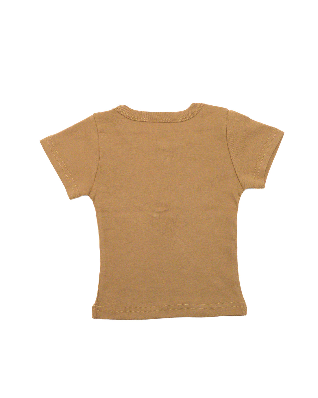 Ghousla Short Sleeve Henley in Sand