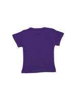 Ghousla Cat Henley T-Shirt - Bright Violet