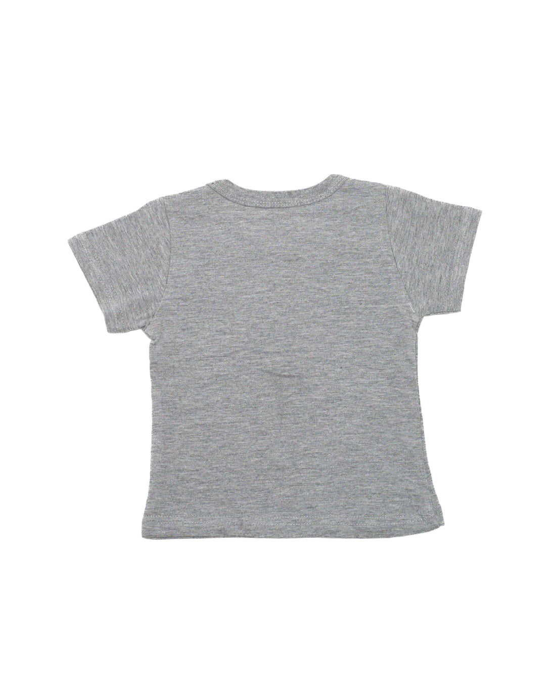 Ghousla Short Sleeve Henley in Grey Marl