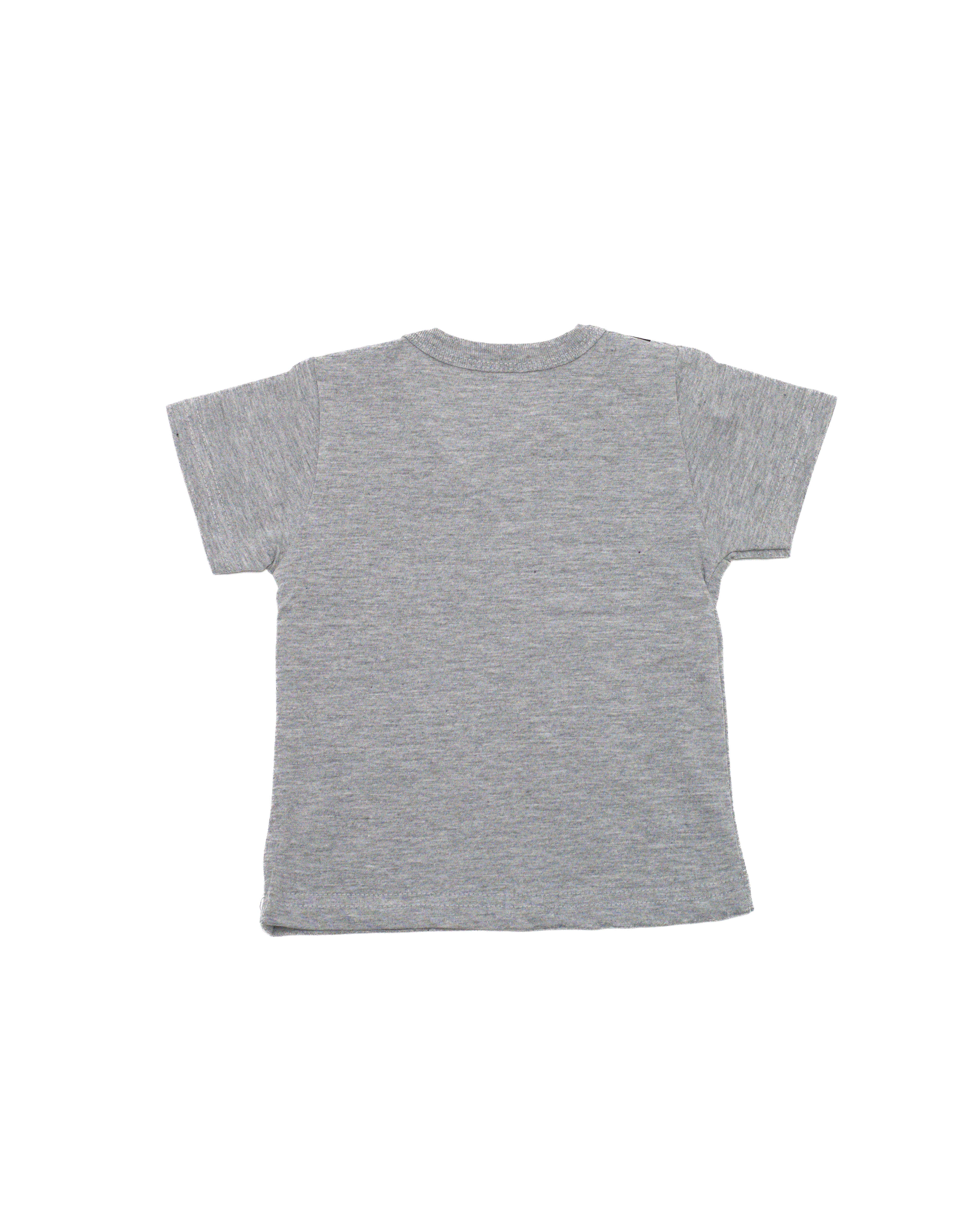 Ghousla Cat T-Shirt - Grey Marl