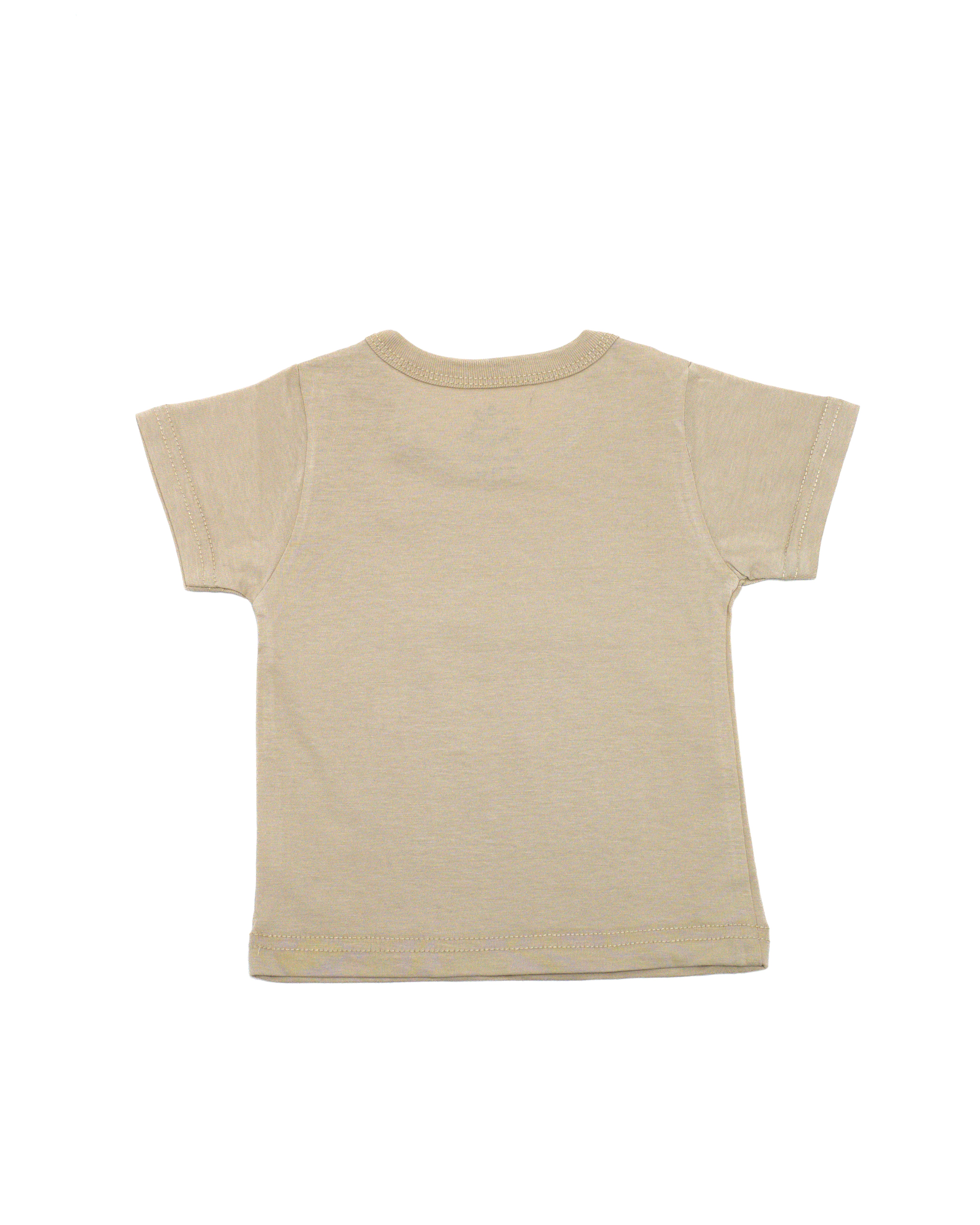 Ghousla Shab Bakhair T-Shirt - Milky Coffee