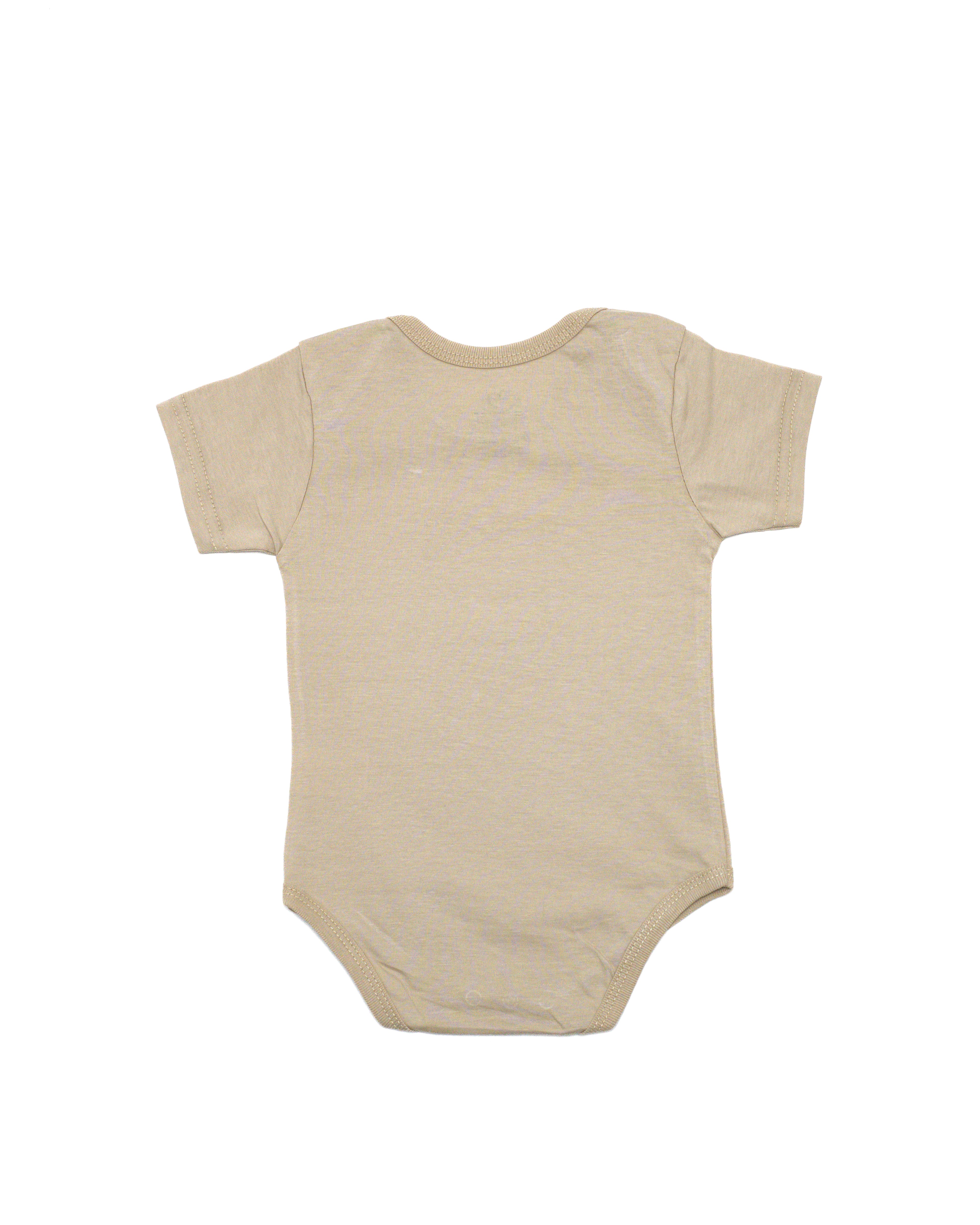Ghousla Short Sleeve Bodysuit Milky Coffee