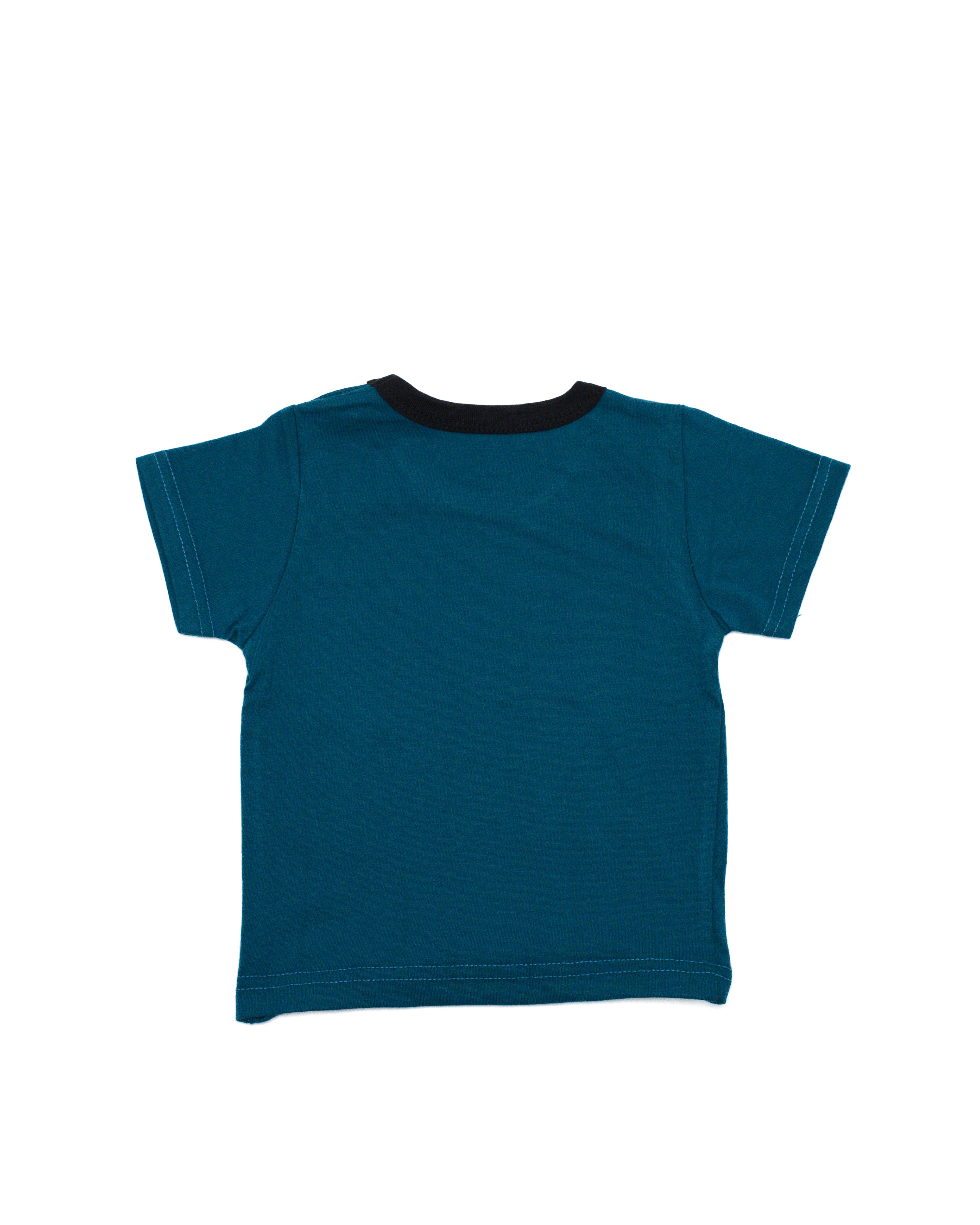 Ghousla Cat T-Shirt - Deep Lagoon