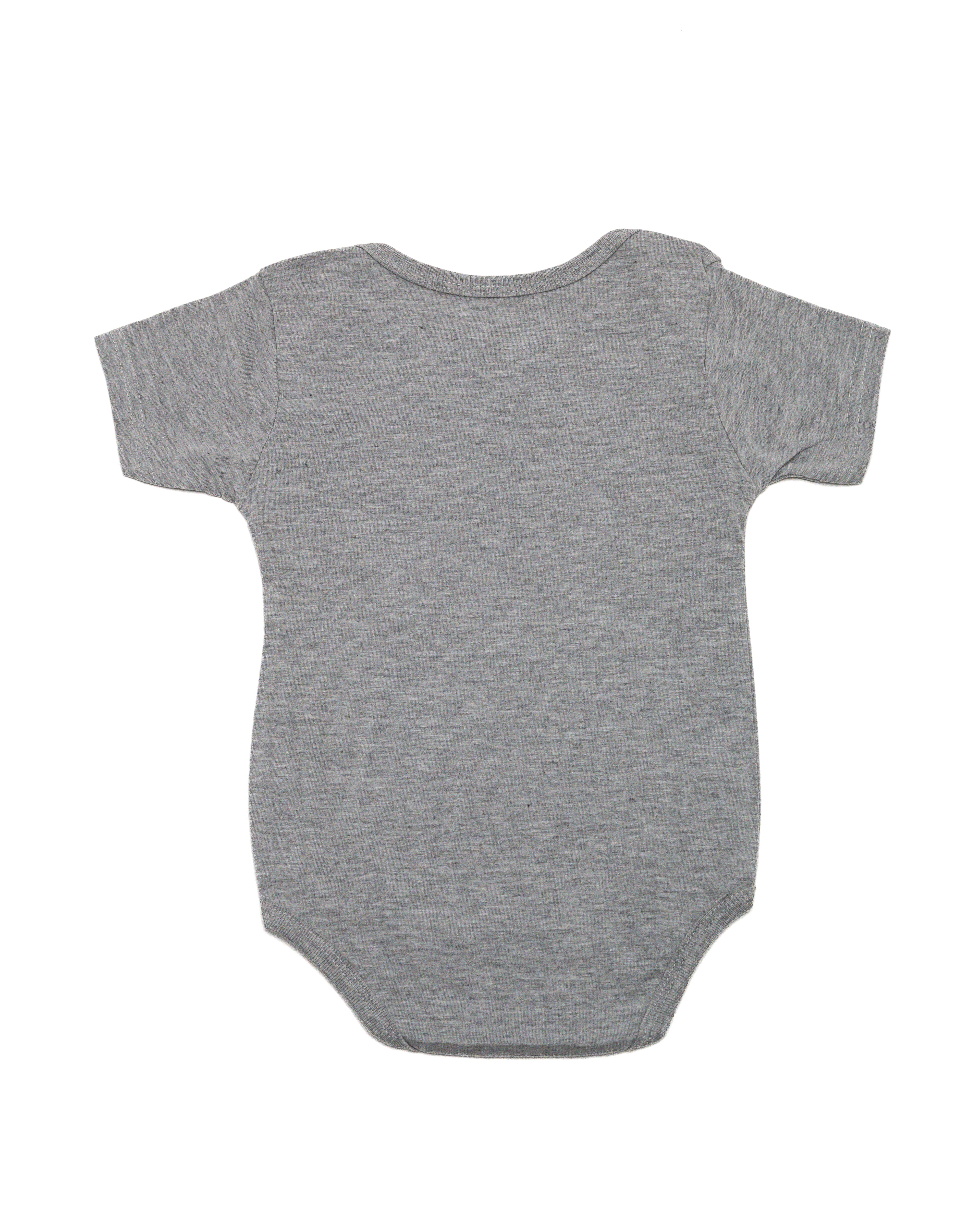 Ghousla Short Sleeve Bodysuit Grey Marl