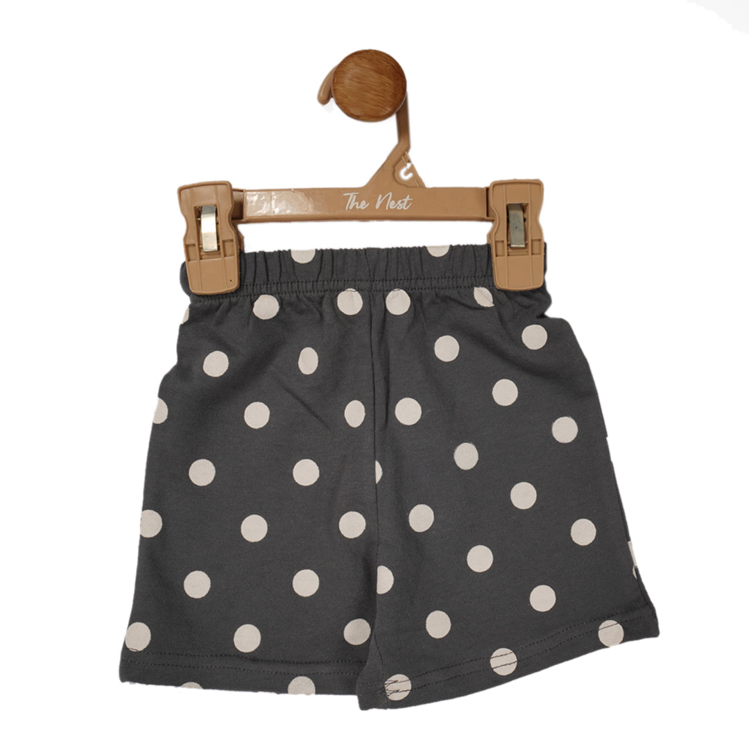 Polka Dot - Ghousla Short (Charcoal Grey)