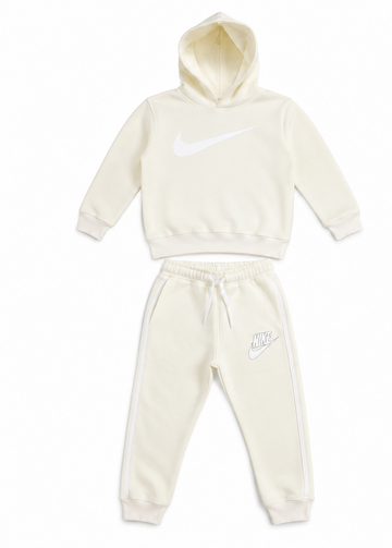 Cream Cozy Kids Tracksuit Set
