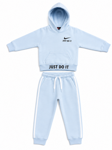 Sky Blue Just Do It Kids Tracksuit Set