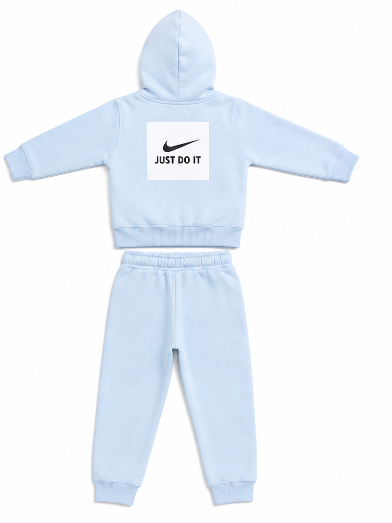 Sky Blue Just Do It Kids Tracksuit Set