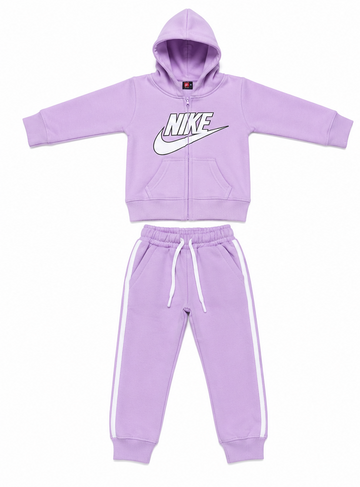 Lilac Kids Fleece Tracksuit Set