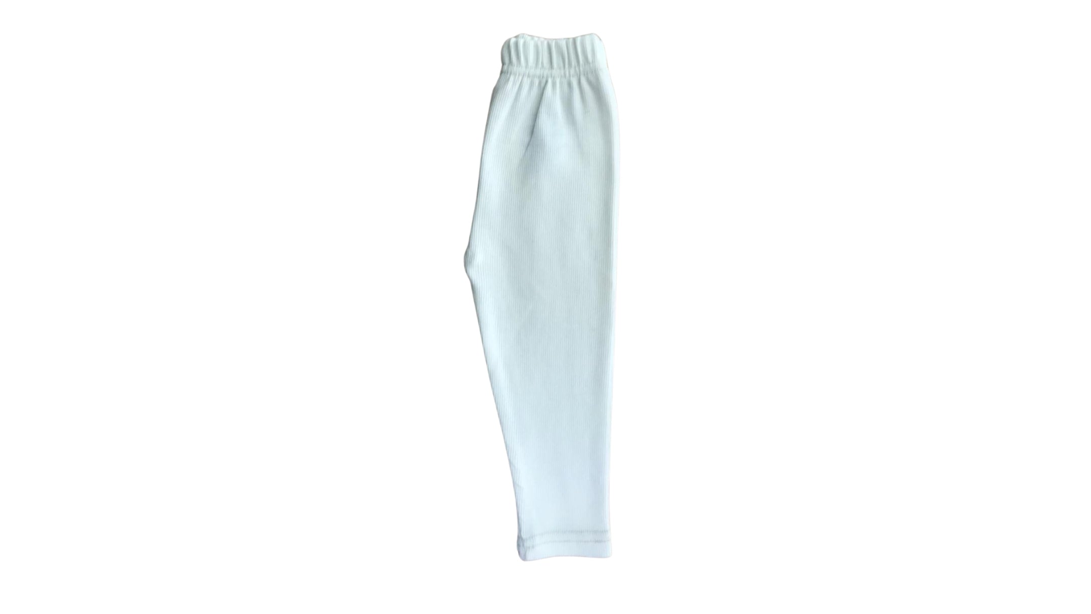 White Ribbed Leggings Pajama
