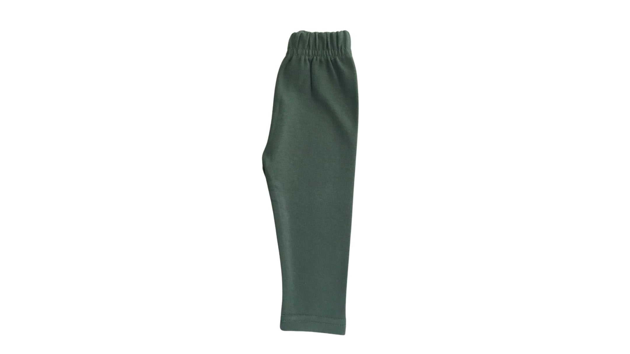 Ghousla Legging - 1X1 Rib (Dark Green)