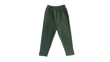 Winter-2024 - Ghousla Ghousla Legging, Dark Green, 1X1 Rib