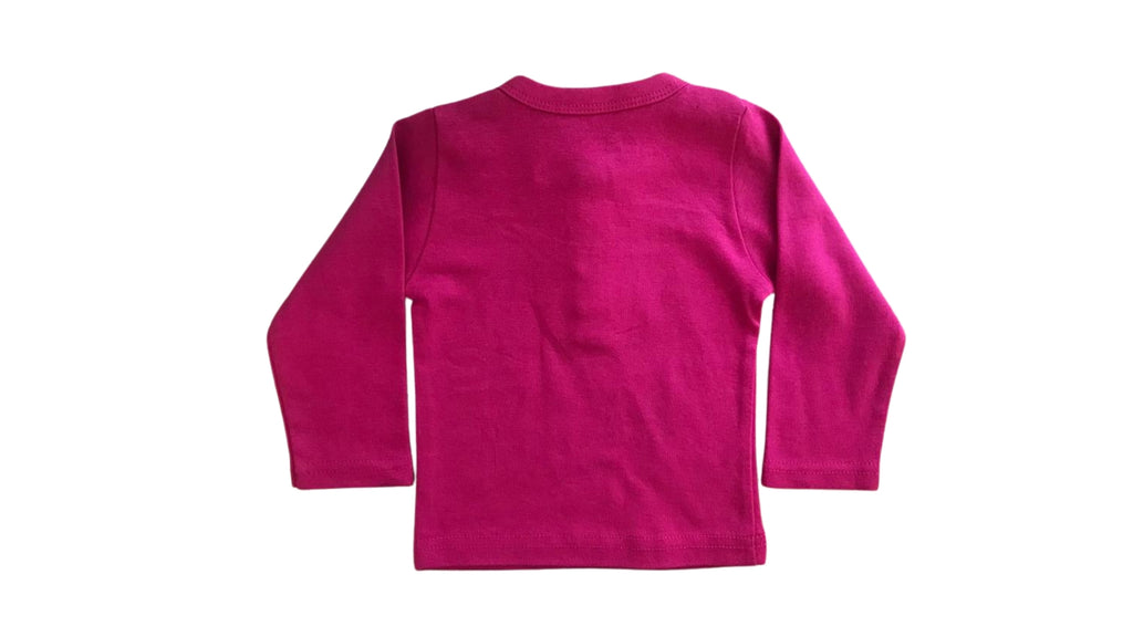 Billi Ke Bachon Ke Mozay Henley Sweatshirt - Fuchsia
