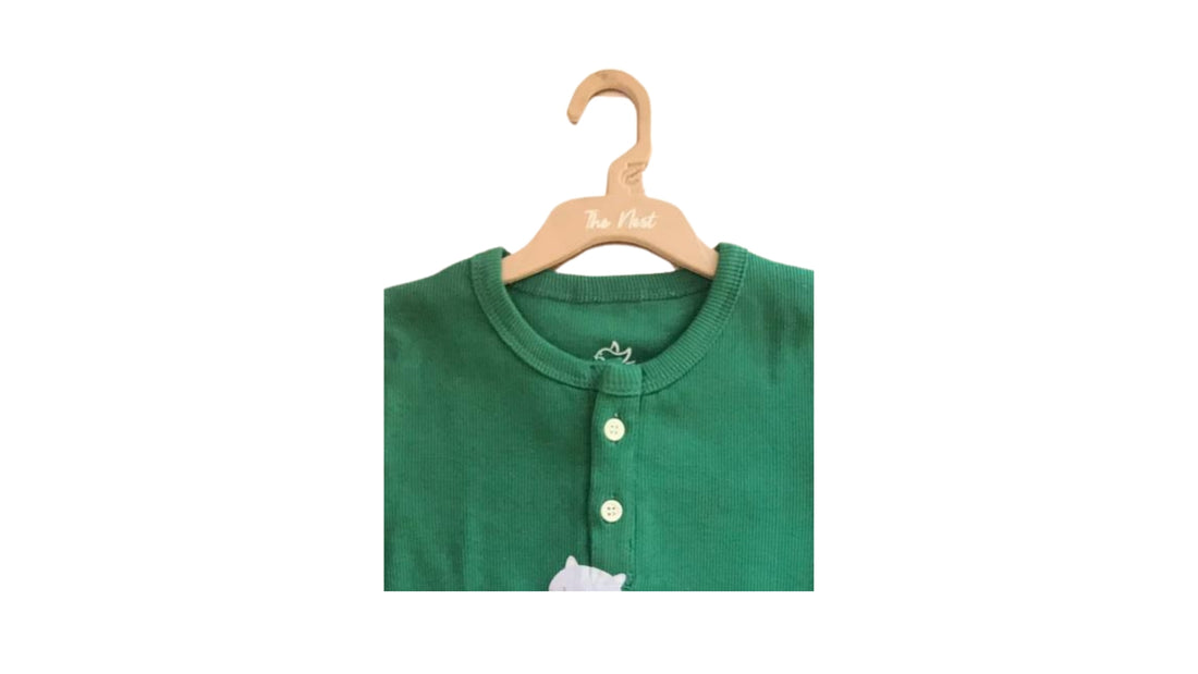 Biili k bachon Henley in Bright green