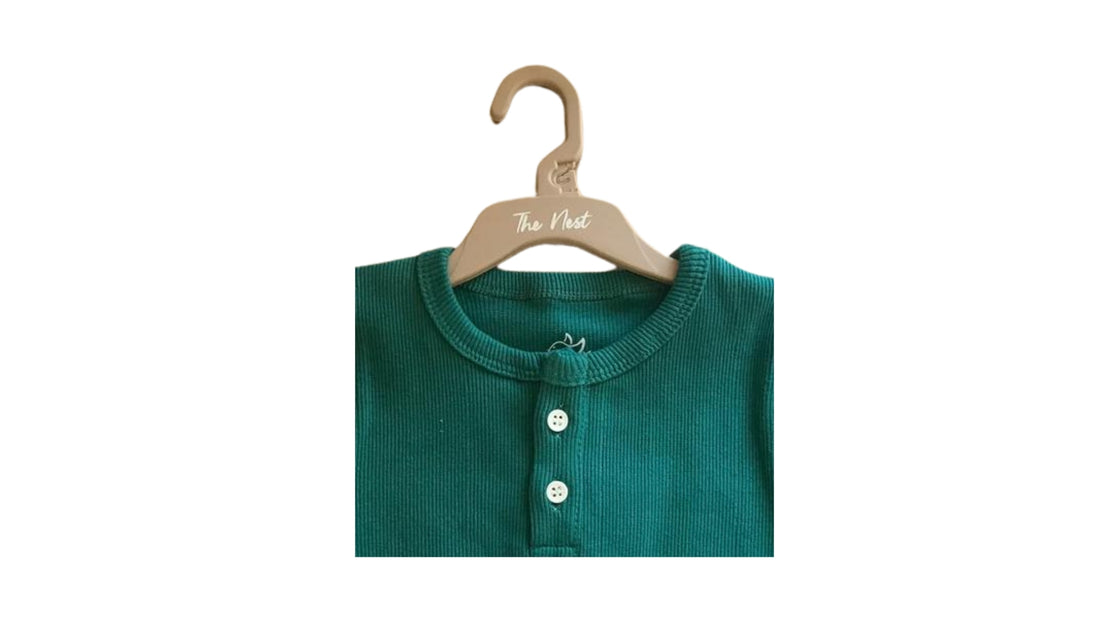 Ghari pai chooha naacha Henley in Jade Green