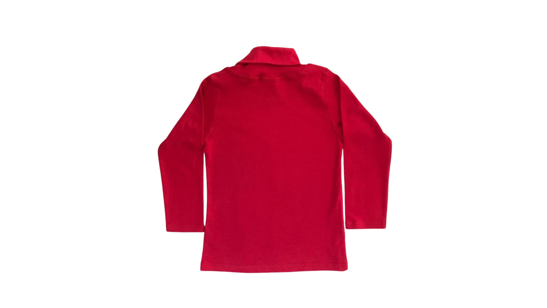 Ghari pai chooha nacha turtle neck in red