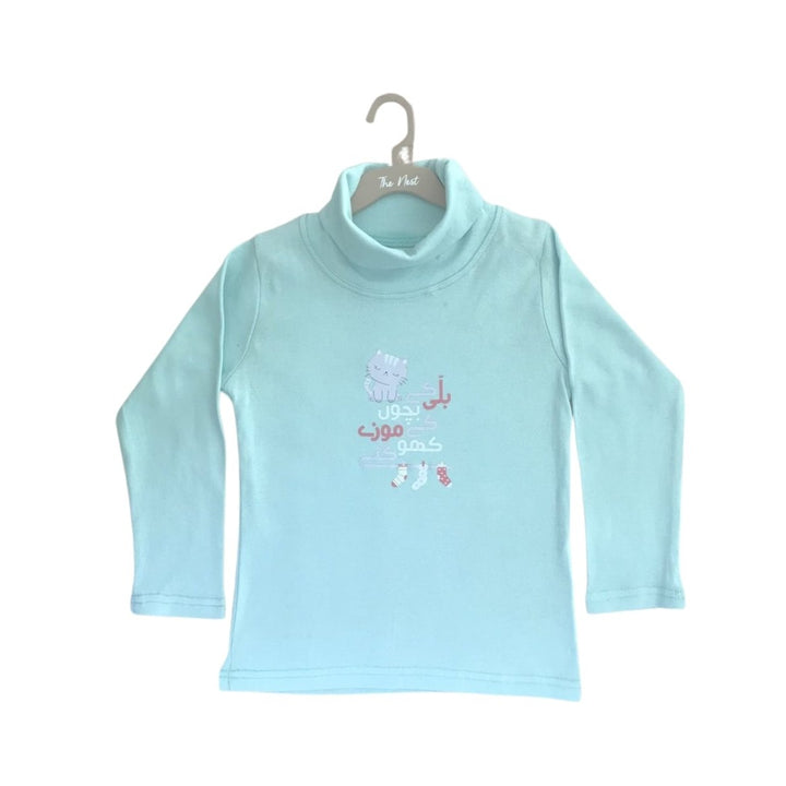 Billi k bachon Turtle-neck in Sky Blue