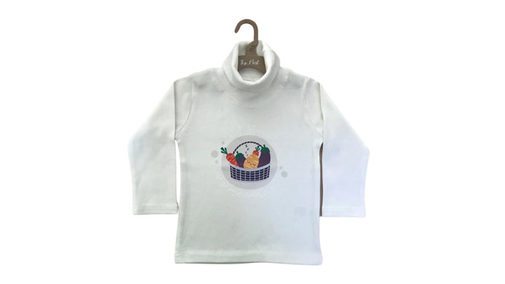 Aloo Miyaan Turtle-neck in White