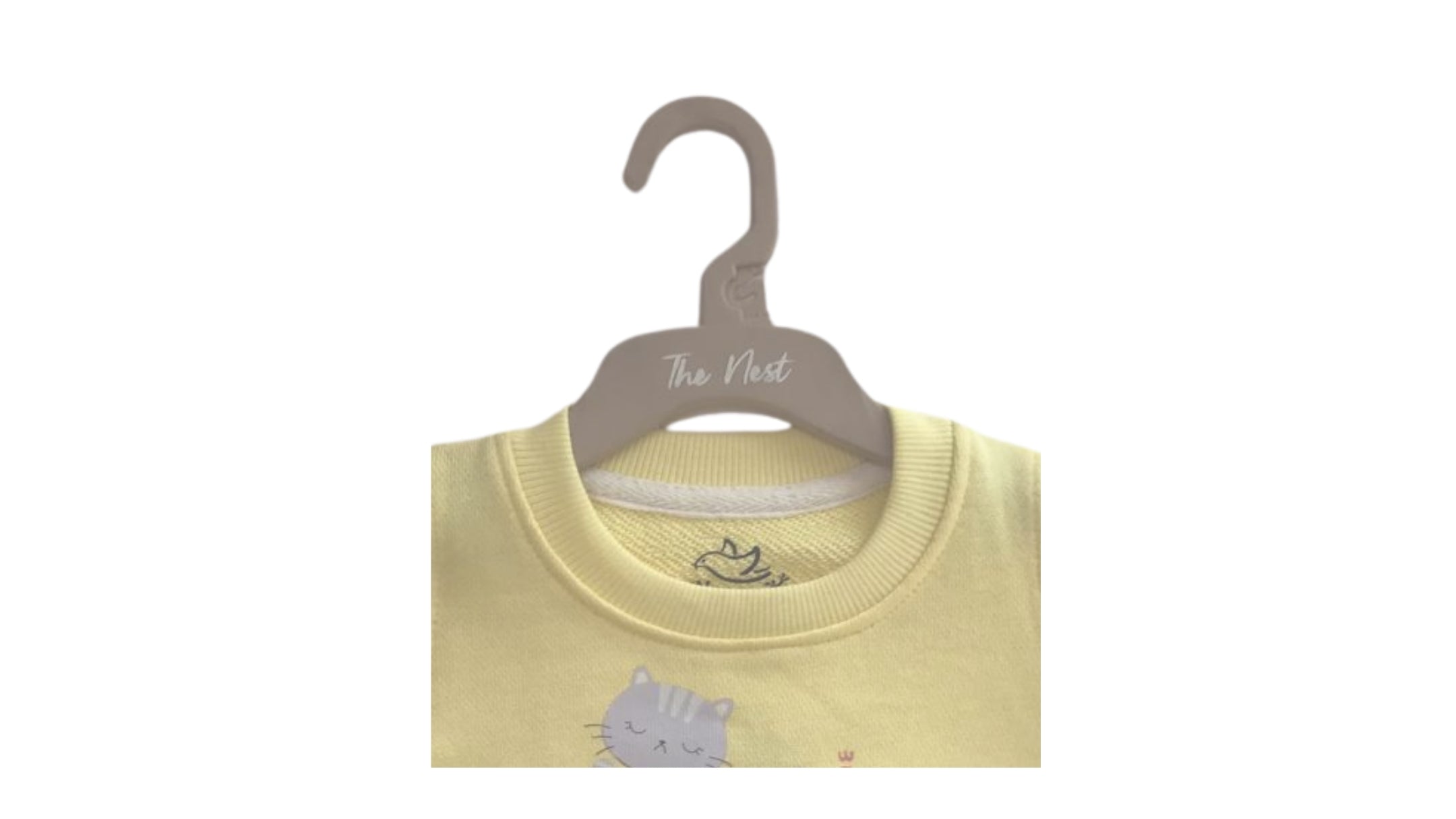 Billi Ke Bachon Ke Mozay Round Neck Sweatshirt - Yellow