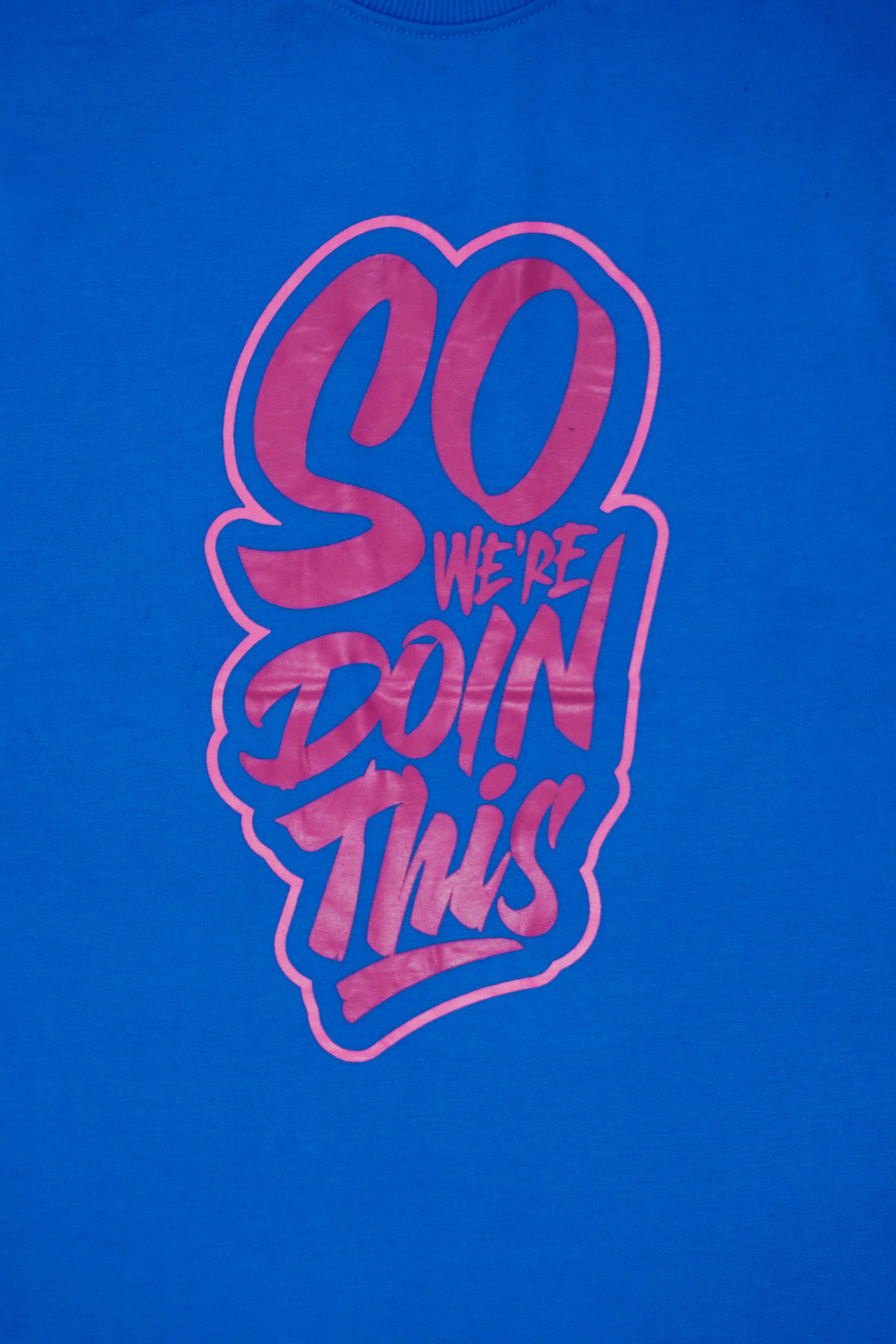 Girls Baggy T-Shirt (Blue)