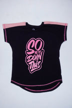 Girls Baggy T-Shirt (Black)