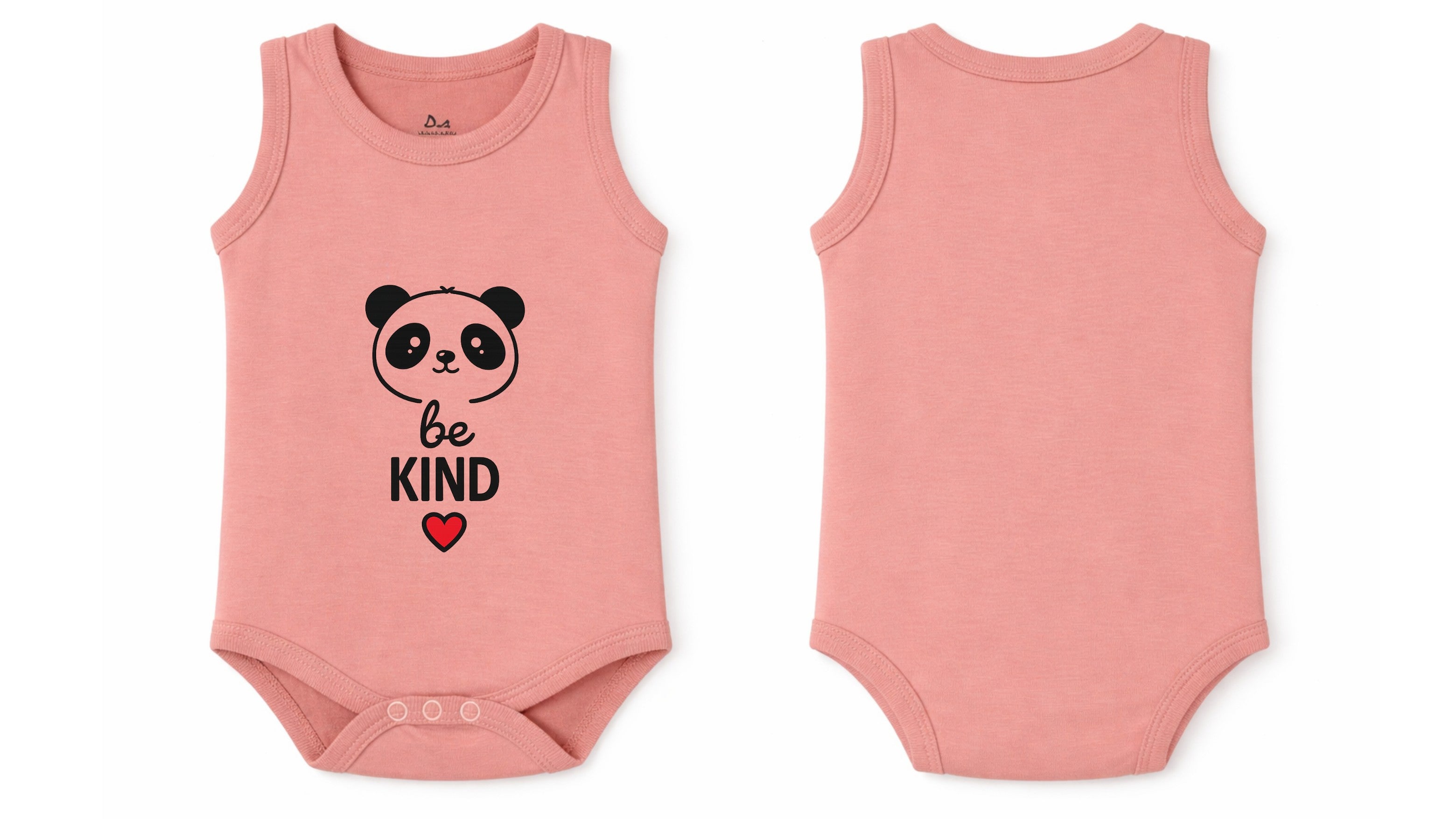 Baby's Rose Tan Sleeveless Bodysuit (Be Kind)
