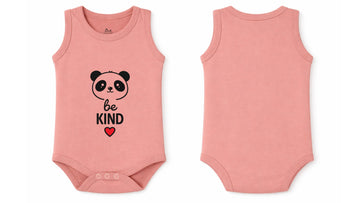 Baby's Rose Tan Sleeveless Bodysuit (Be Kind)
