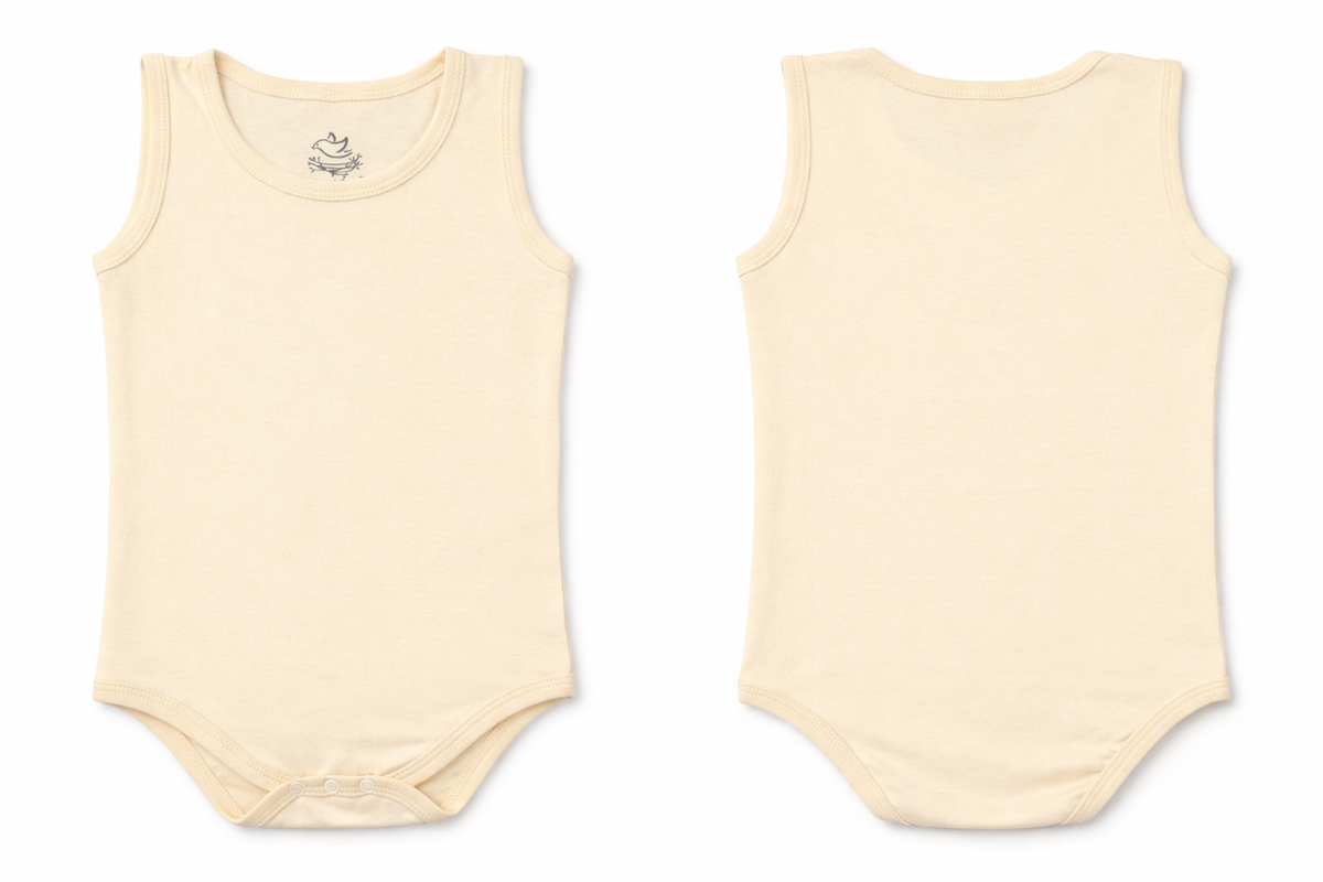 Sleeveless Bodysuit Wood Ash Essential