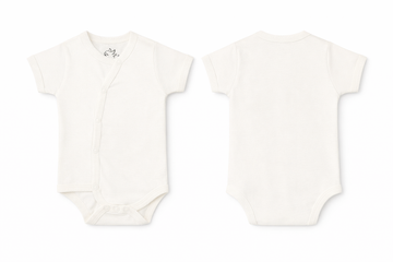 Wrap Bodysuit White Soft Essential