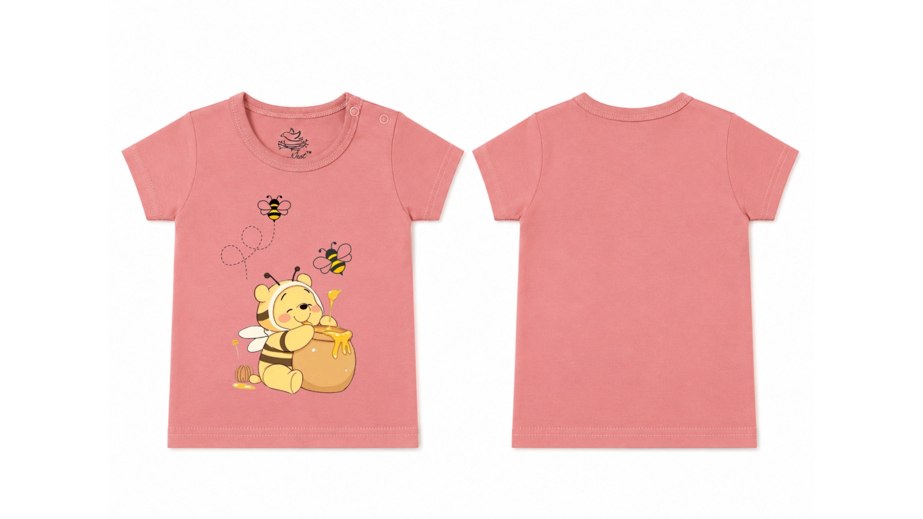 Baby's Rose T-Shirt (Honey Bee)