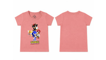 Baby's Rose Tan T-Shirt (Sonic Crew)