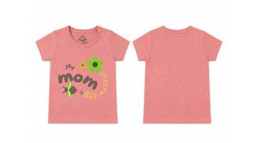 Baby's Rose Tan T-Shirt (Mom)