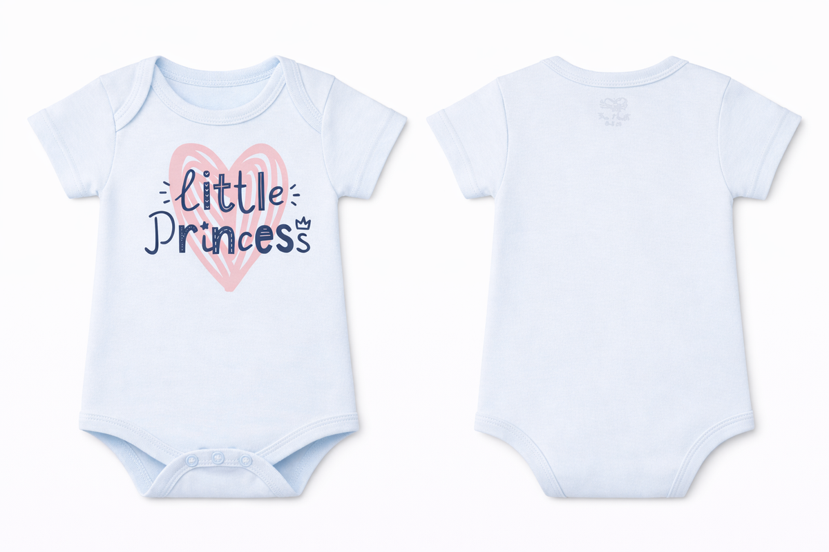 Short Sleeve Bodysuit Ice Melt Princess DTF