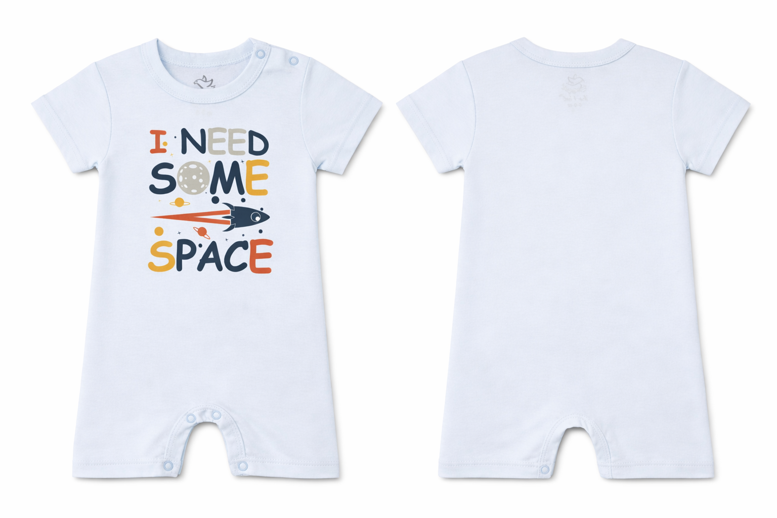 Short Sleeve Romper Ice Melt Space DTF
