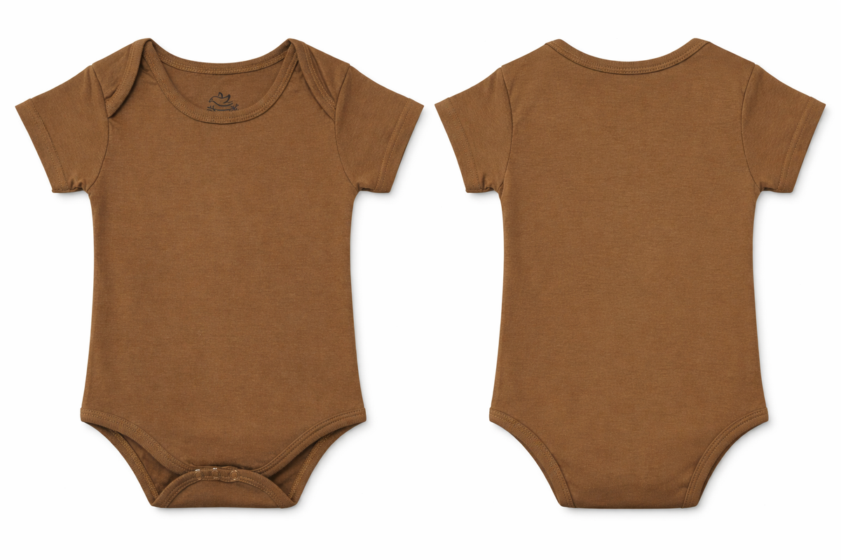 Short Sleeve Bodysuit Rubber Soft Essential