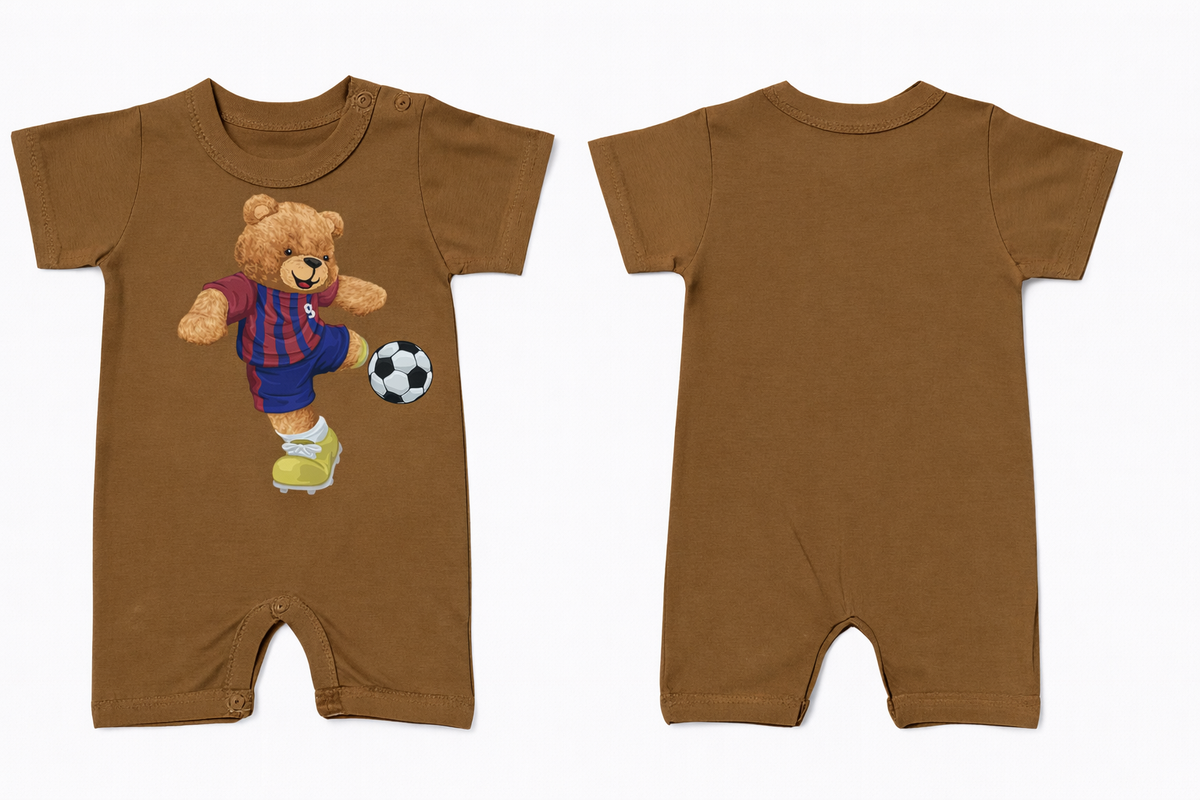Short Sleeve Romper Rubber Bear DTF