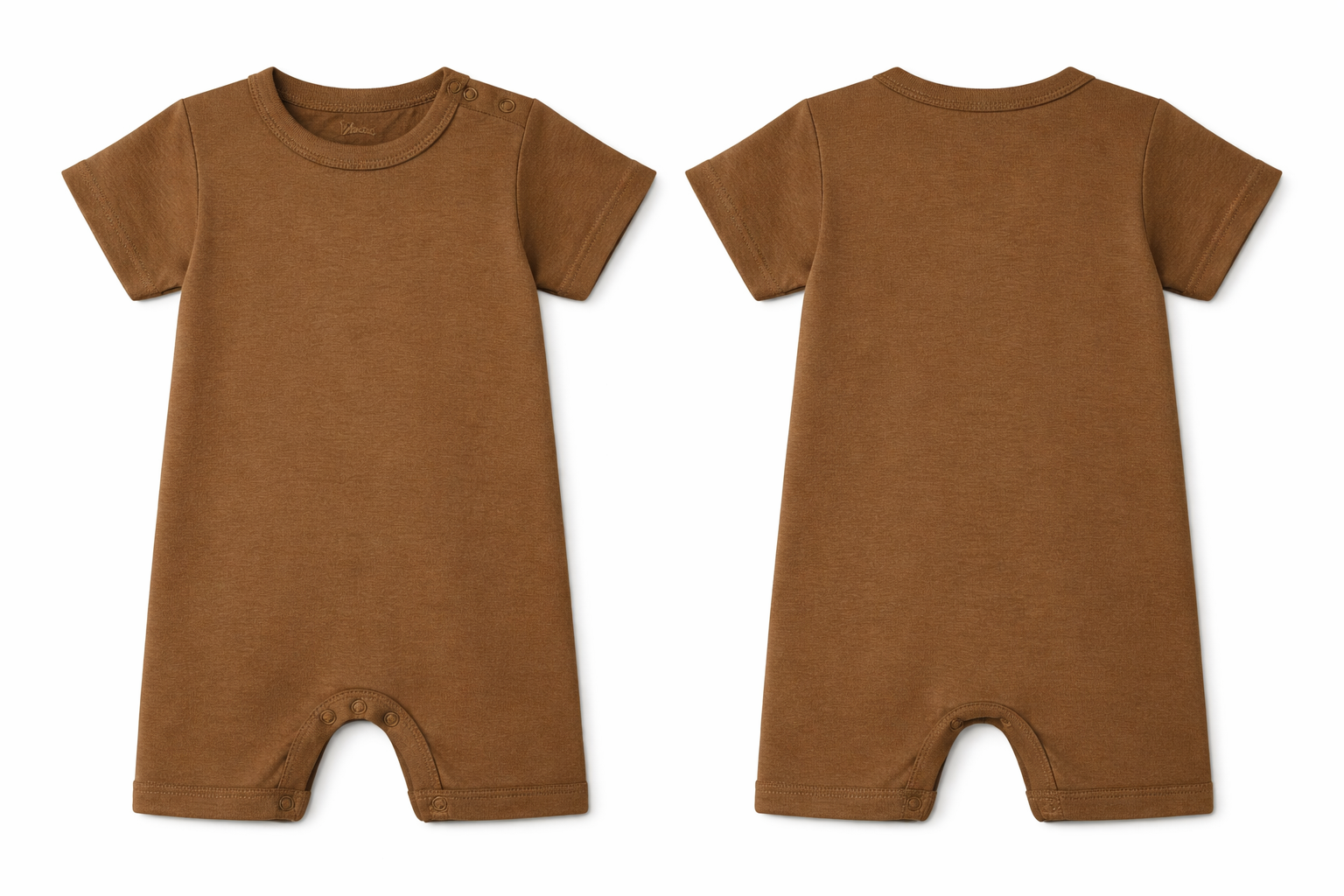 Short Sleeve Romper Rubber Soft Essential