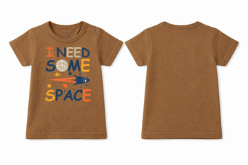 T-Shirt Brown Space DTF Soft