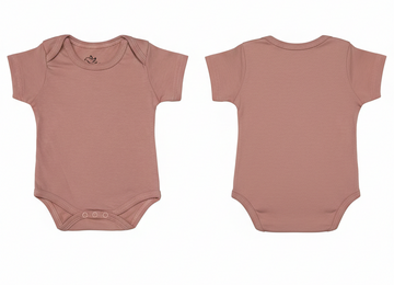 Short Sleeve Bodysuit Rose Tan Soft