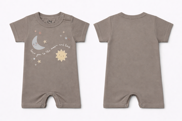 Short Sleeve Romper Atmosphere Moon DTF