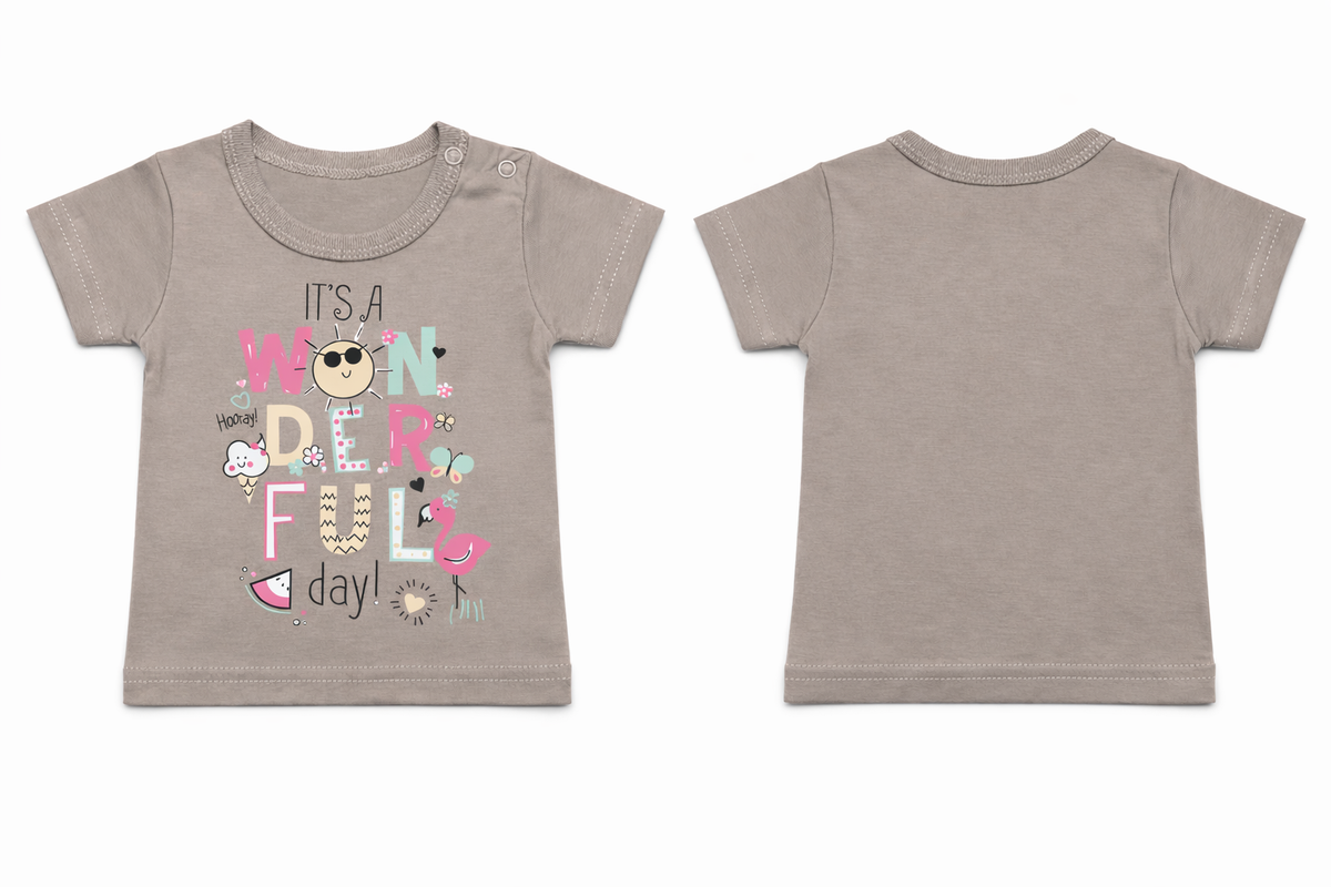 Short Sleeve T-Shirt Atmosphere Wonderful DTF